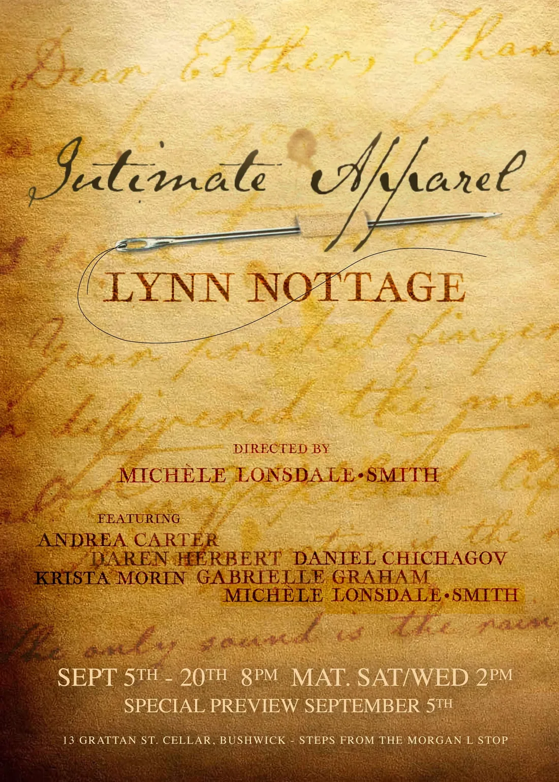 Intimate Apparel by Lynn Nottage